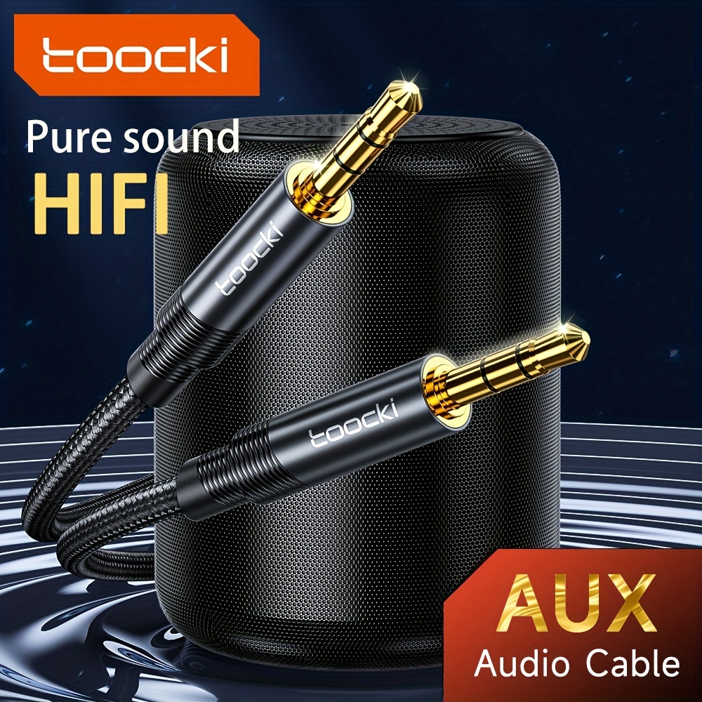 Cable Audio Auxiliar 3,5mm a 6,35mm Negro de 1.2m // USSJ539