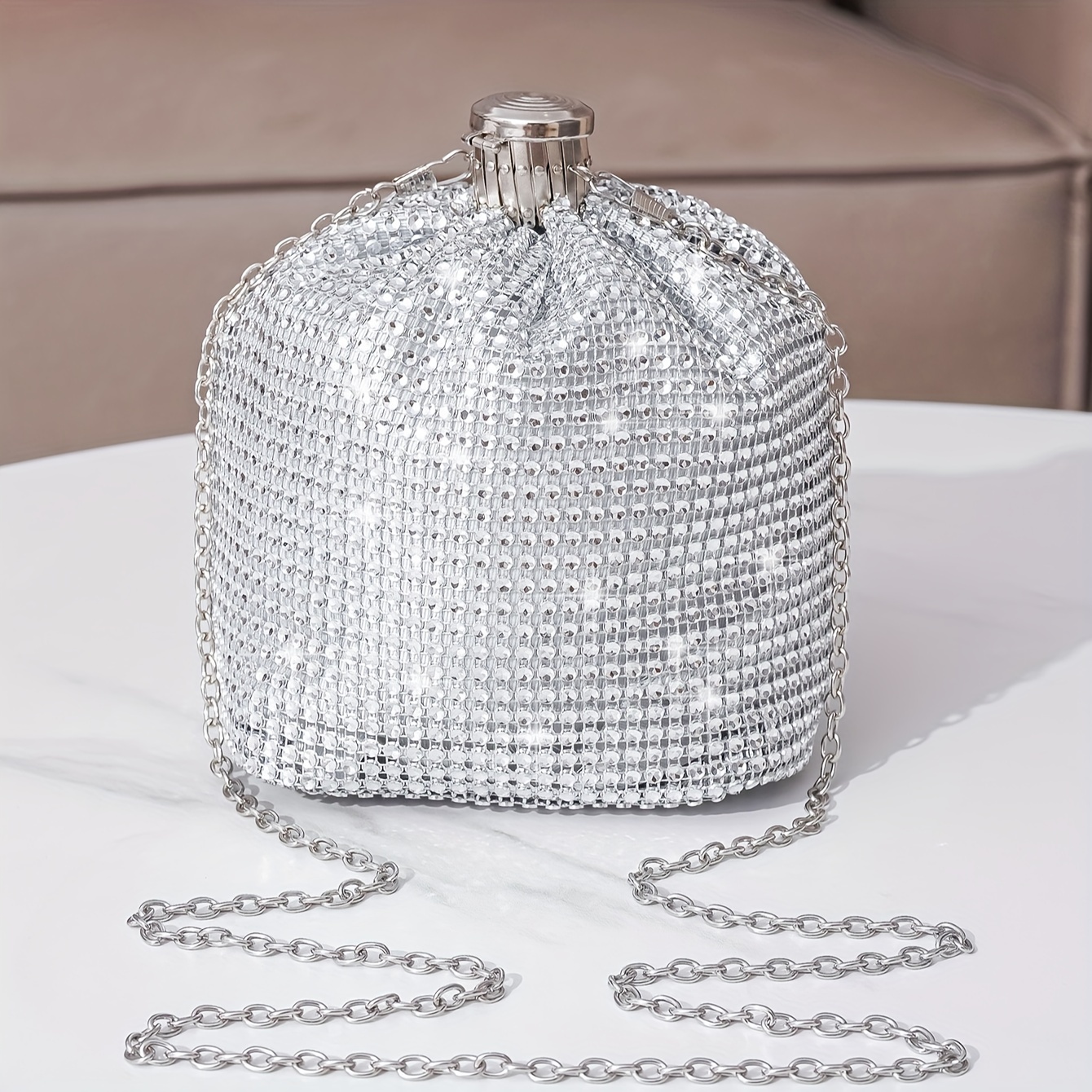 Diamond Flawless Crystal Clutch Bag