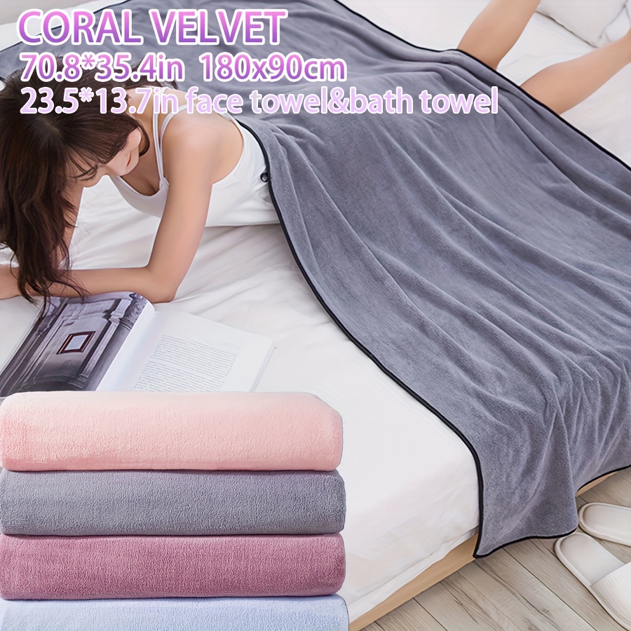 3 Piece Set Oversized Bath Sheet Towels (27 x 55 in/70*140cm) Ultra Soft Large  Bath Towel Set Thick Cozy Quick Dry Bathroom Towels Hotel Luxurious Towels