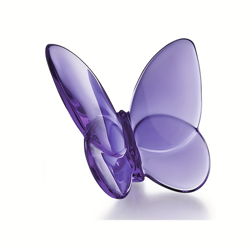 Crystal Flying Butterfly With Crystal Ball Base Statue - Temu