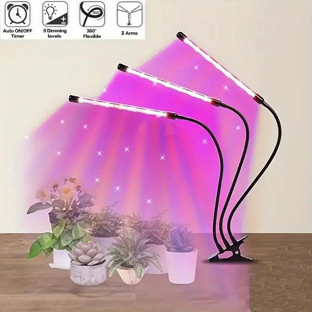 Two Headed Red/Blue Grow Lights - Indoor Plant Lights – Cheeky Plant Co.