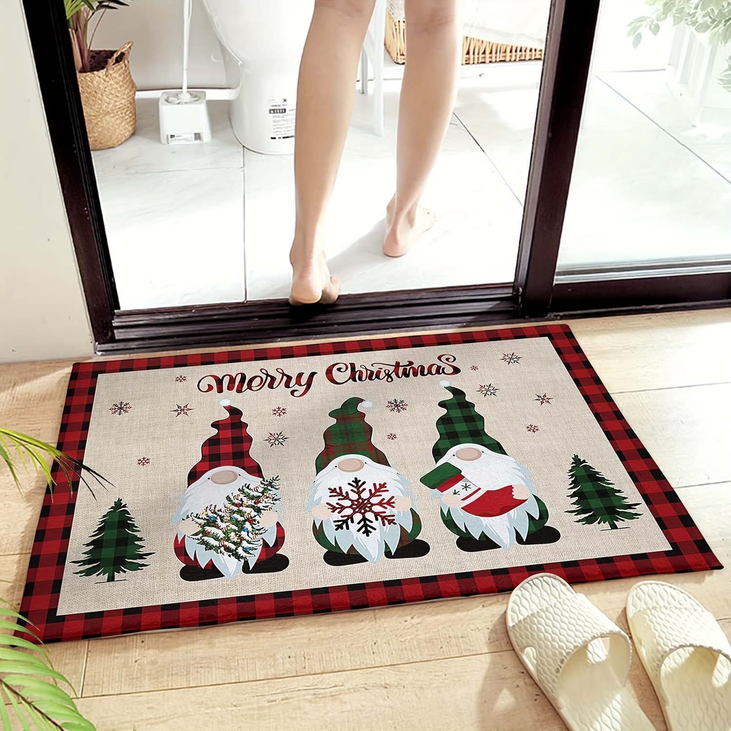 comfortable anti slip cushion door mat