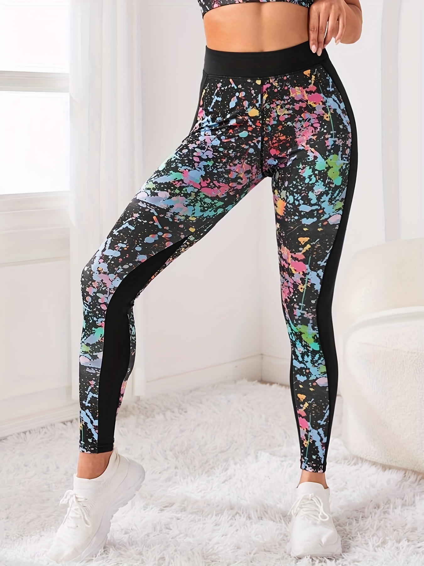 High Waist Splash Ink Leggings