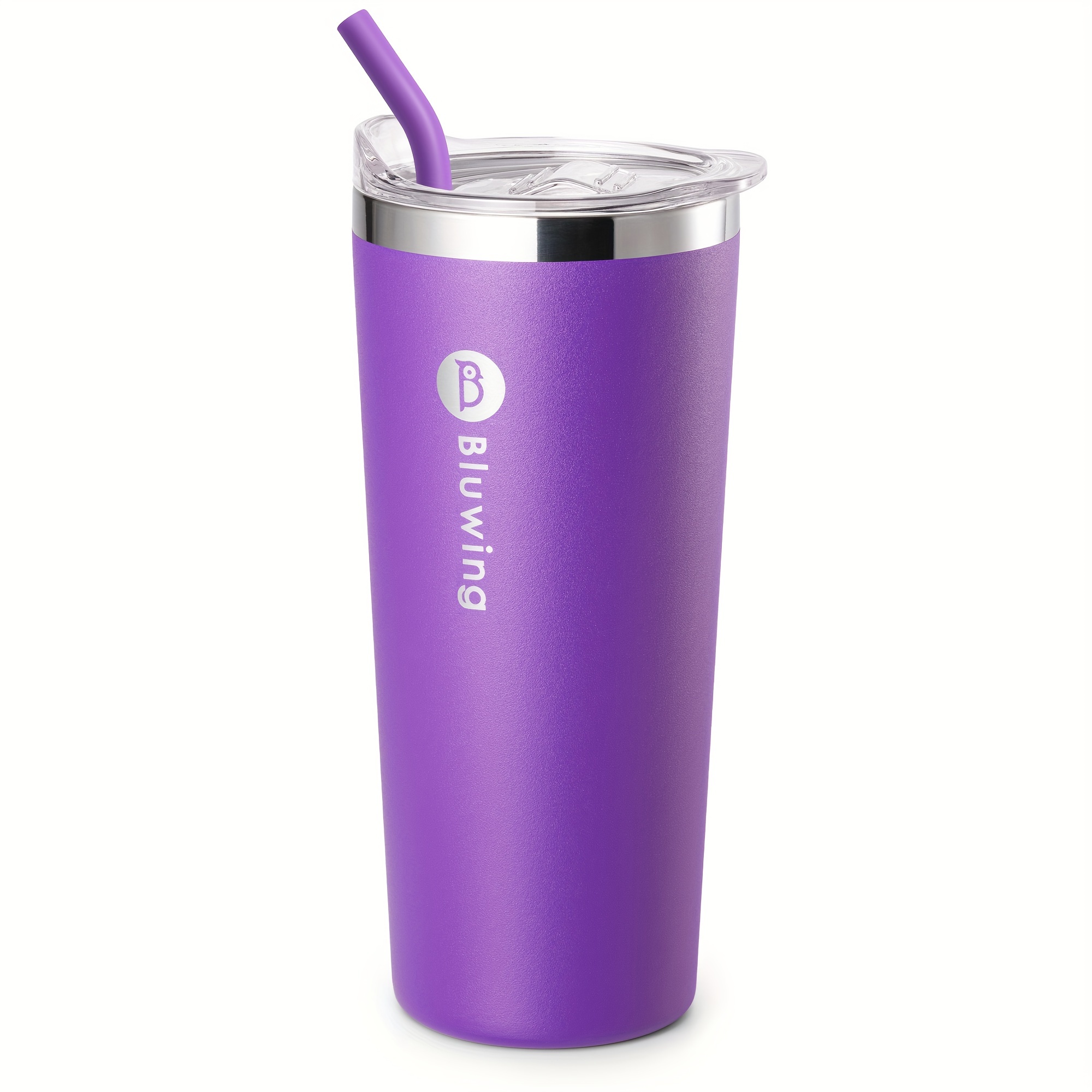 Baro double-drinking cup large capacity straw cup ice bar cup high  temperature tritan tea cup plum sandwich 1200ml 