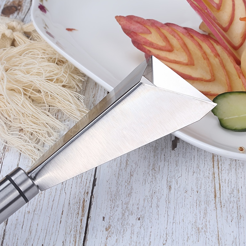 Stainless Steel Carving Knife Wooden Handle Fruits Carving - Temu