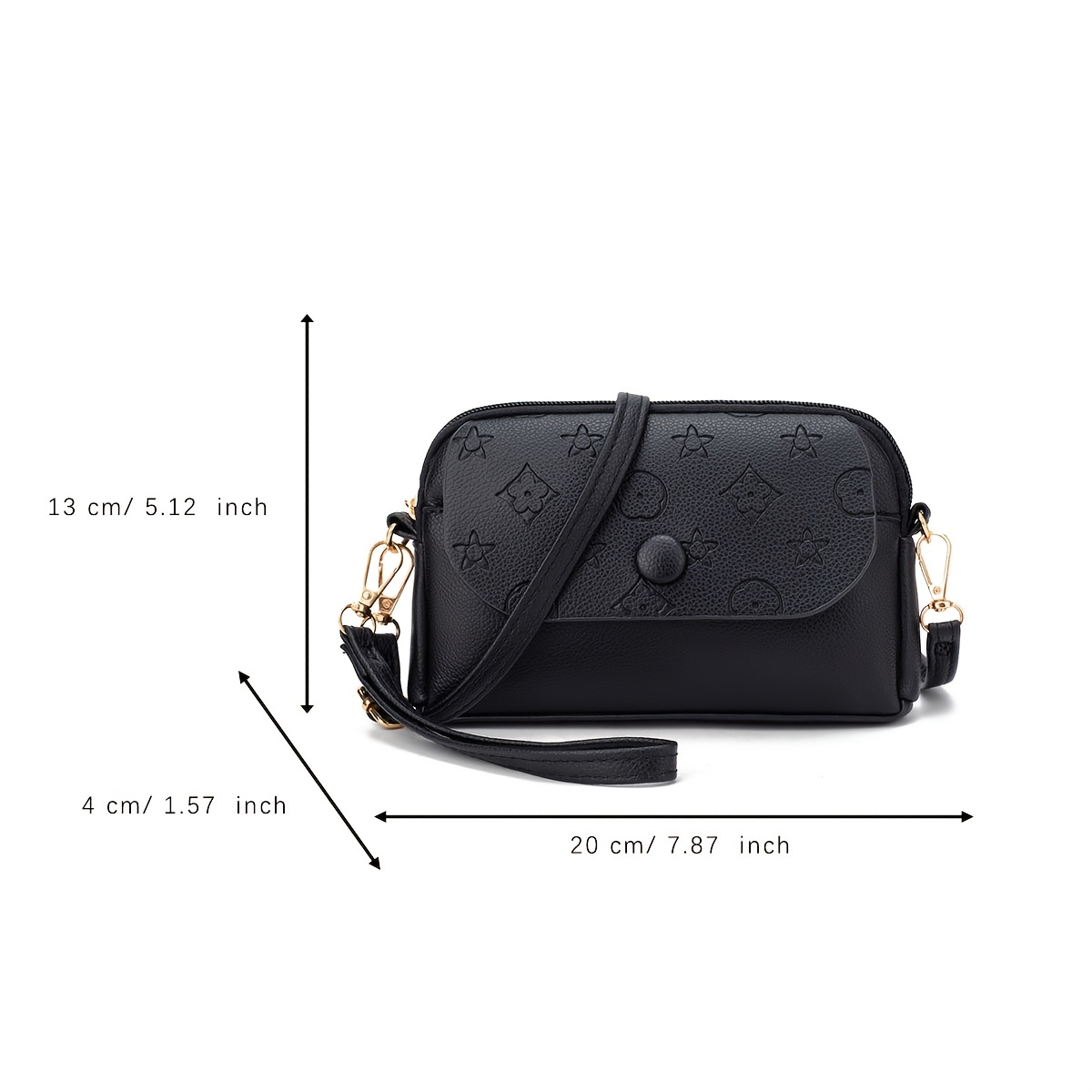 Mini Minimalist Square Crossbody Bag, Trendy Pu Shoulder Bag, Women's  Casual Handbag & Purse - Temu