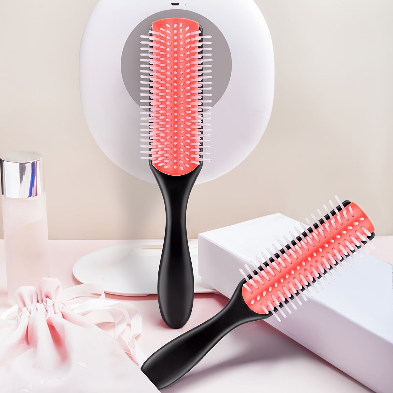 Curly Hair Brush Curl Defining Brush For Thick Curly Hair Wavy Hair Of  Women And Kids | Shop Now For Limited-time Deals | Temu