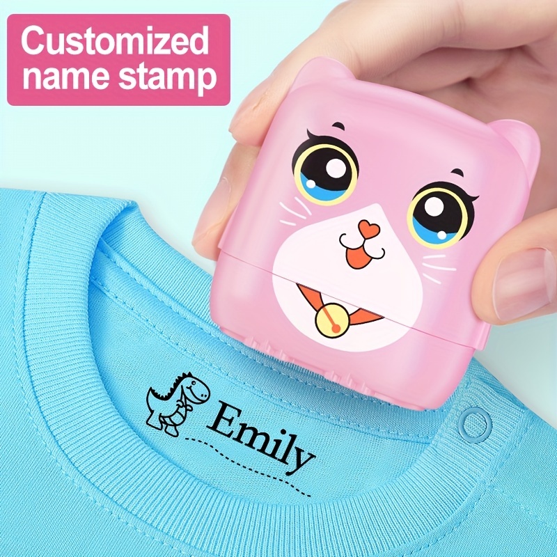 Customized Stamp School Baby Boys Girls Kids Name Stamp For - Temu