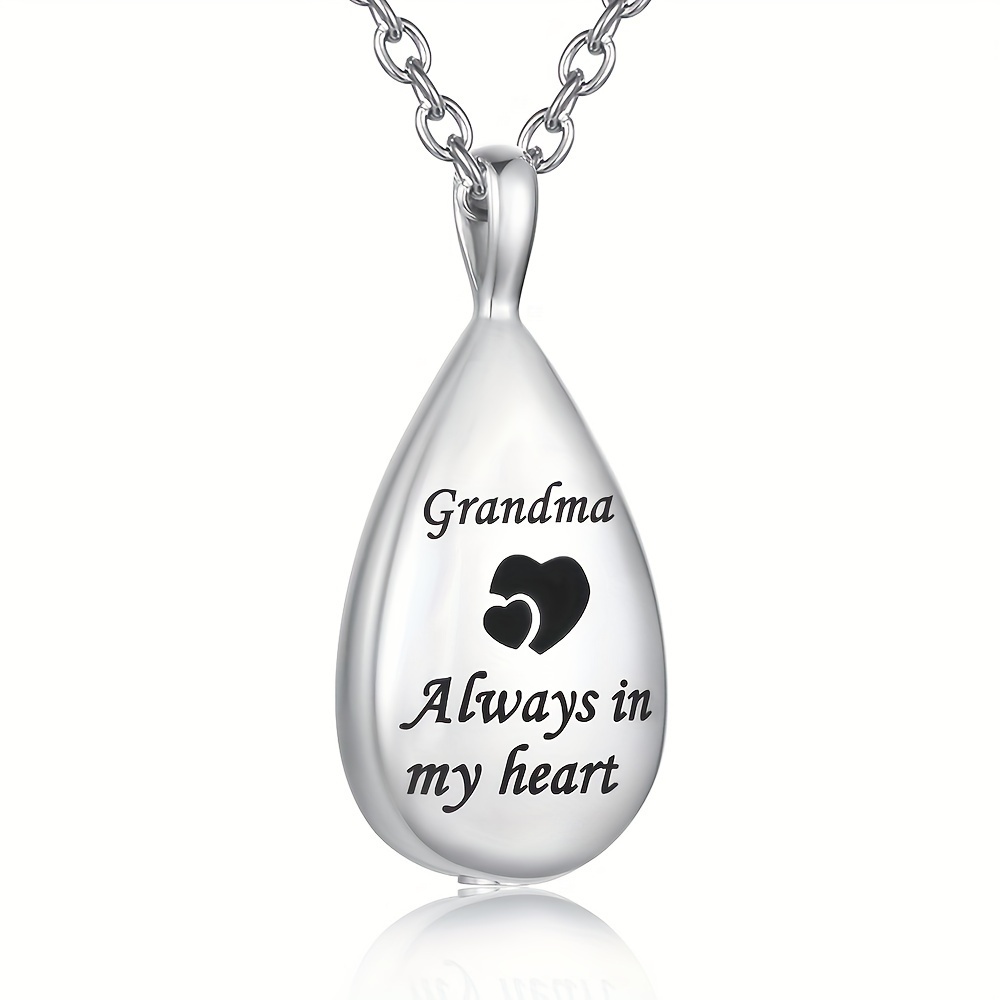 Urn Necklace for Ashes Stainless Steel Keepsake Waterproof
