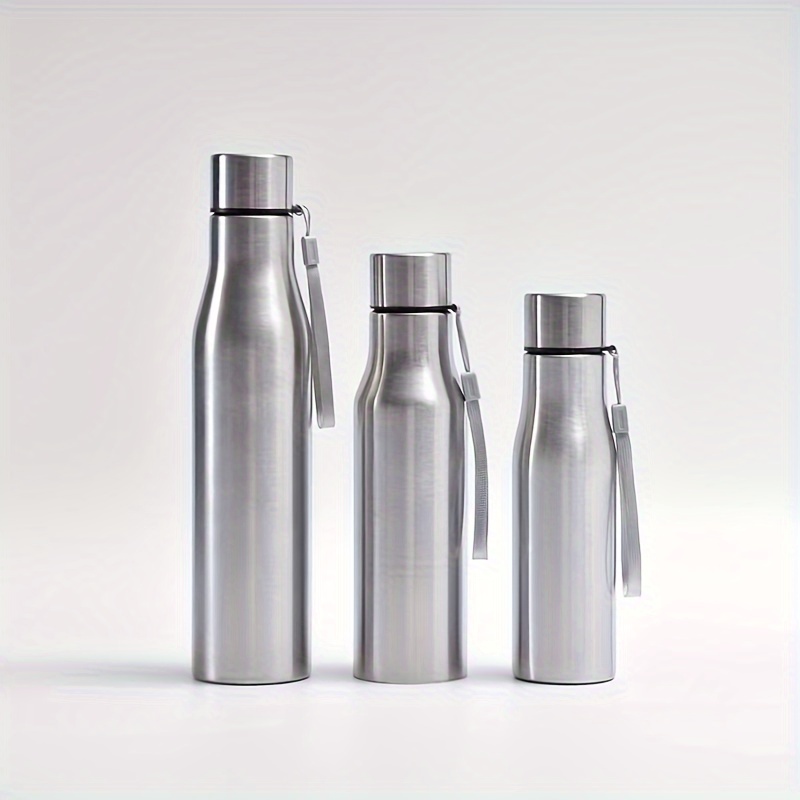 1pc Large Capacity Stainless Steel Water Bottle Household - Temu