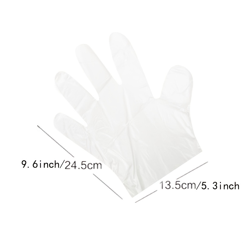 Gorilla Supply Poly Disposable Kitchen PE LDPE Gloves for Kitchen Food  Handling Prep Powder Free Rubber Latex Free BPA Free, Medium, 1000 Count