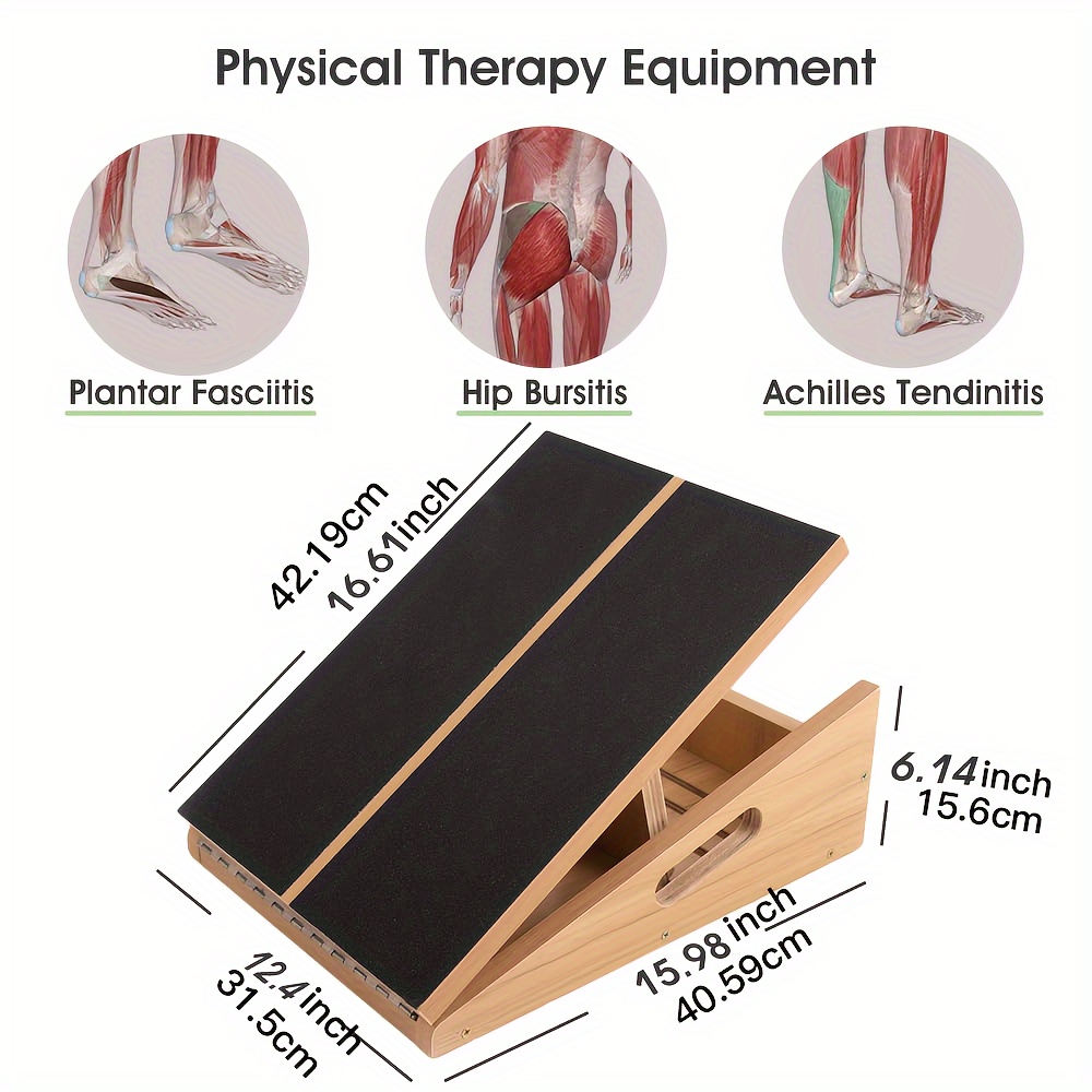 Wooden Slant Board/calf Incline Board Calf Stretcher Anti - Temu