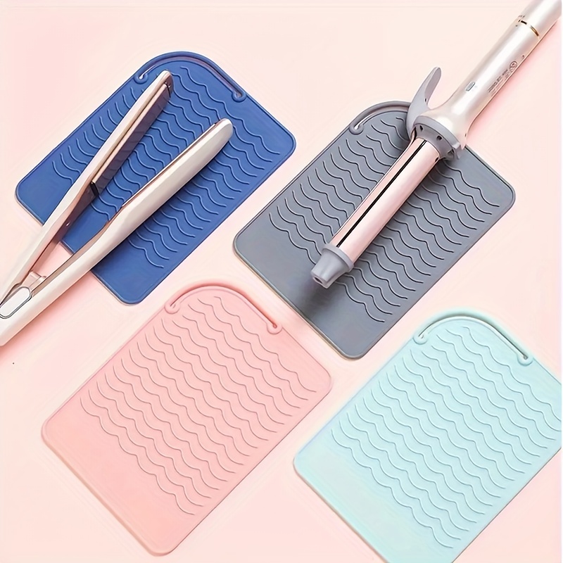 Silicone Heat Resistant Mat for Hair Straightener Flat Iron