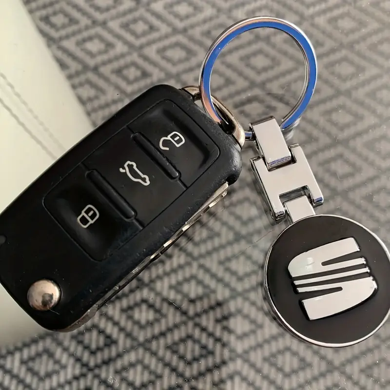 Porte-clés en métal pour voiture SEAT, porte-clés SEAT Leon 1 2 3 FR Ibiza  Toledo, accessoires pour voiture Seat Altea, logo de voiture Seat, anneau d
