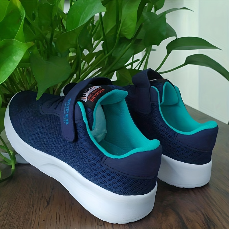 Women's Mesh Sports Shoes Breathable Hook & Loop Sneakers