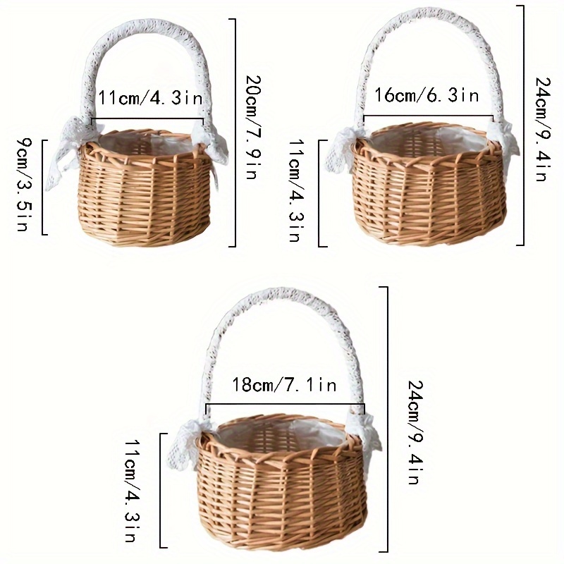 Flower Girl Basket, Hand-woven Wooden Flower Basket, Rectangular Hand-held,  Wooden Flower Basket, Flower Arrangements Basket, Rattan Woven Succulent  Plant Basket, Bridesmaid Gifts, Bride, Bachelorette Party, Wedding  Decorations For Reception - Temu Germany