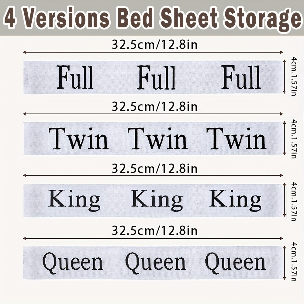 Bed Sheet Organizer Sheet Keepers Closet Organization King - Temu