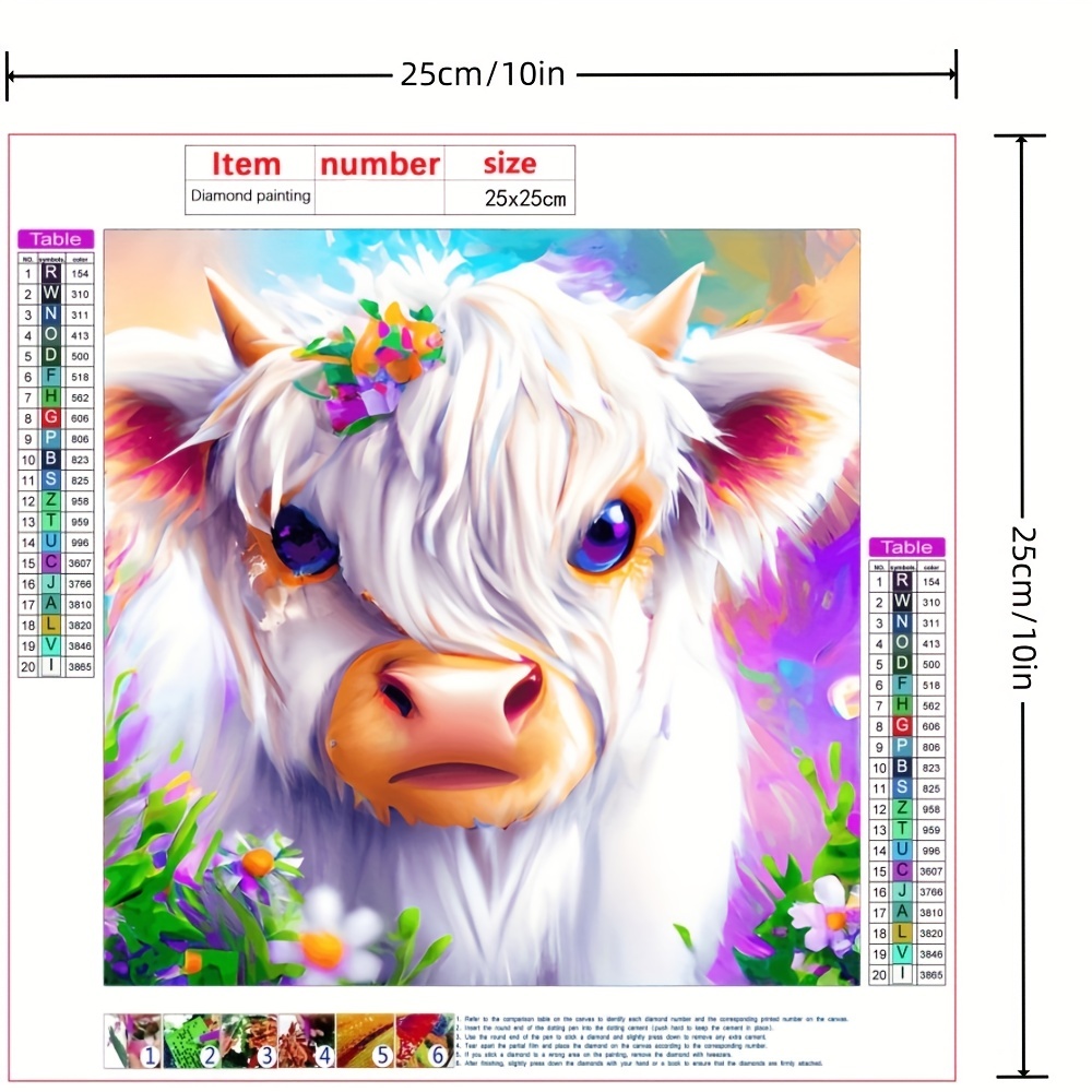 5d Diy Diamond Painting Animal Series Full Diamond Painting - Temu