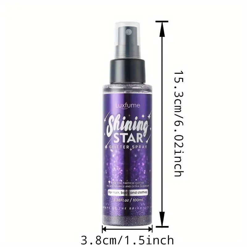 Glitter Spray For Hair And Body Long