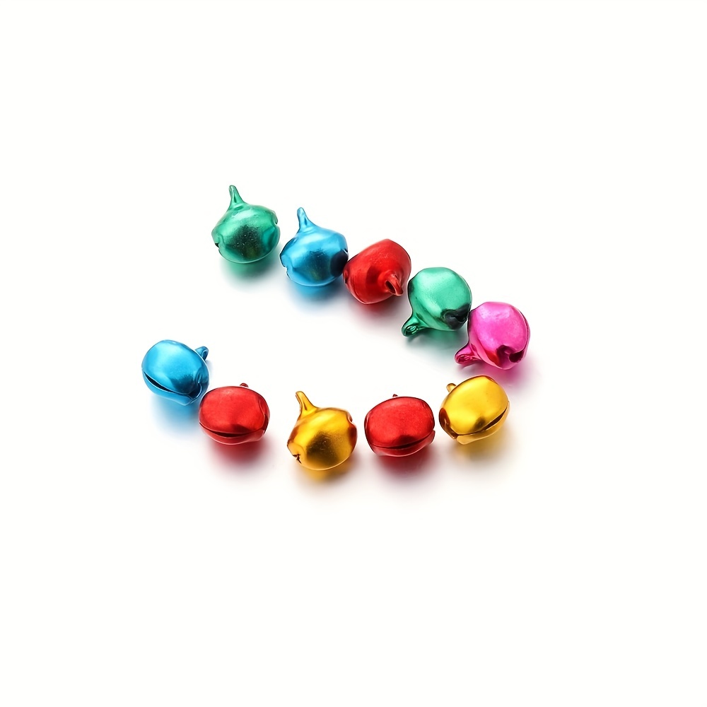 Jingle Bells, 1/2(12mm) 120 Pack Small Bells for Crafts DIY Christmas, Red