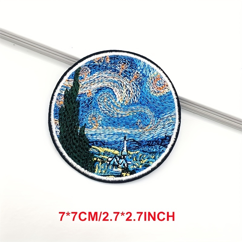 Cool Patches For Clothes Van Gogh Patches For Backpack - Temu