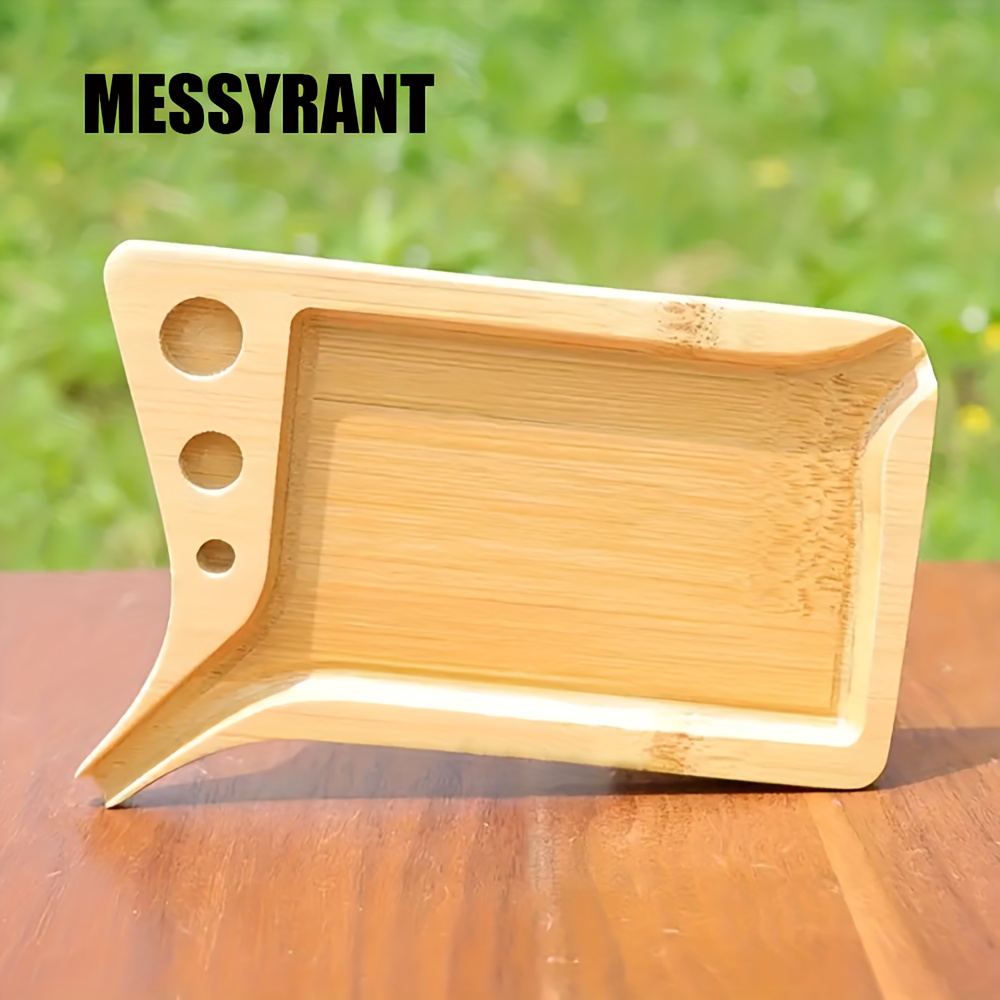 Mini Bamboo Rolling Tray With Pre Rolled Cone Holder small - Temu