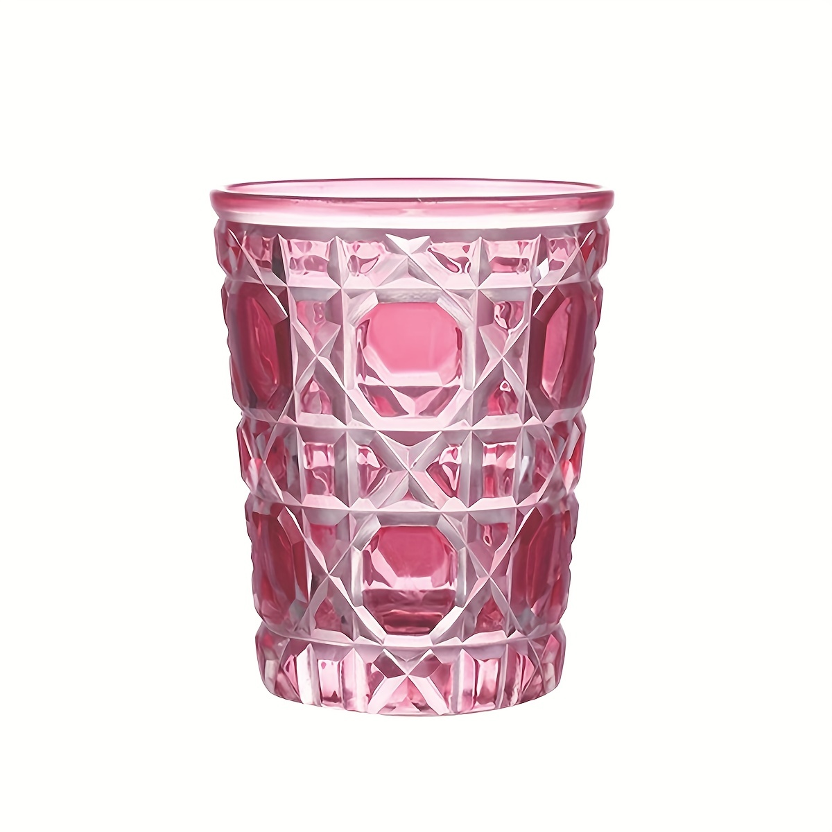 Pink Milk Glass Tumbler/Juice Glass