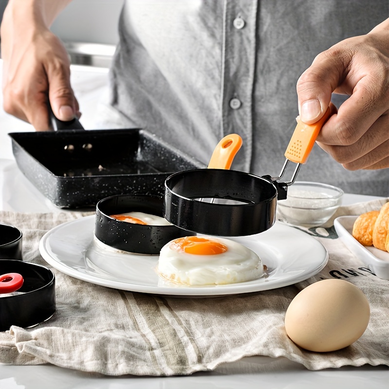 Egg Fry Mold, Pancake Ring, Nonstick Pancake Maker Mold, Silicone Egg  Cooker, Fried Egg Shaper, Omelet Moulds, For Kitchen Baking Accessories -  Temu
