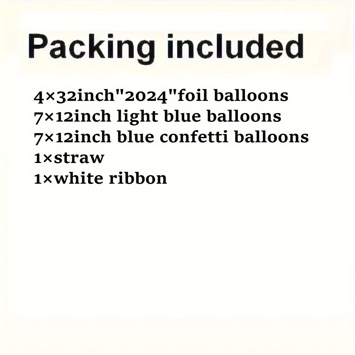 2024' Numbers Foil Balloons New Year Eve Xmas Latex party Decor Ballons  Ribbon