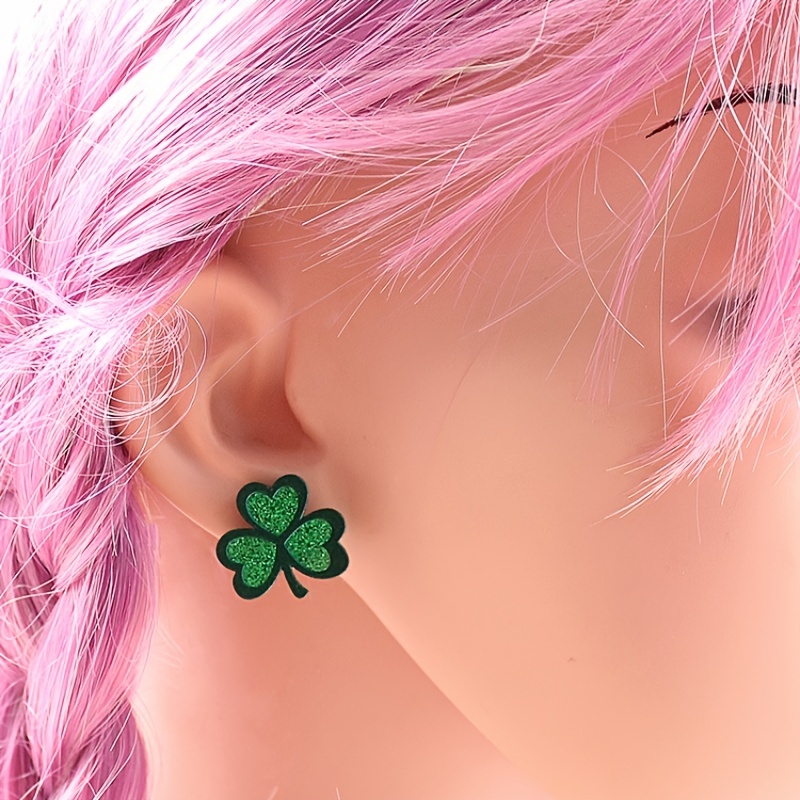 Leprechaun St Patrick's Day Earrings