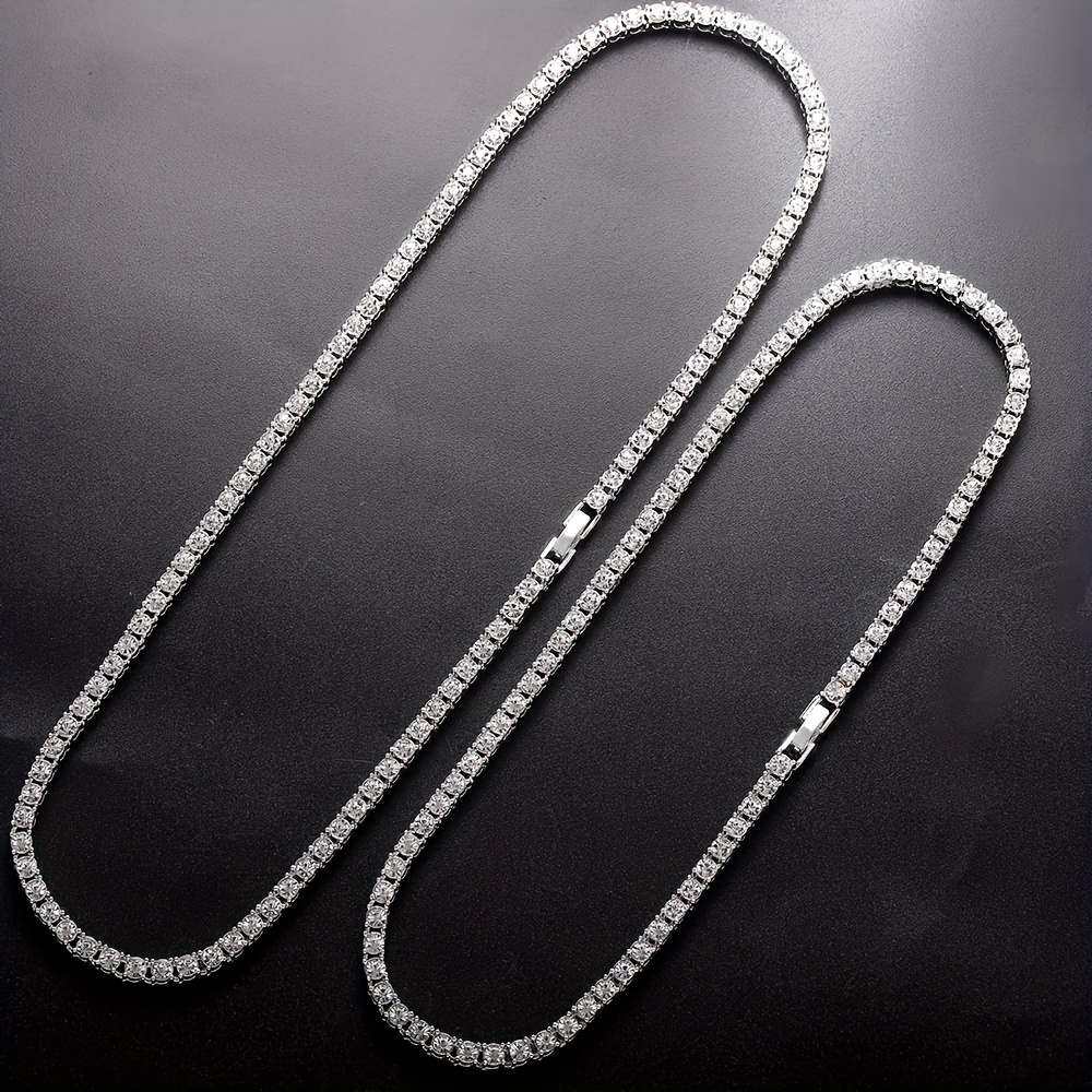 1pc Diamant anhänger 16mm Cuban Link Chain Halskette Bling - Temu Austria