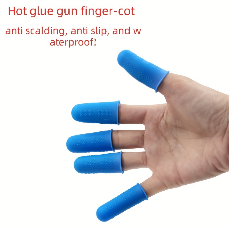 Hot Glue Gun Finger Protectors Silicone Finger Protectors - Temu