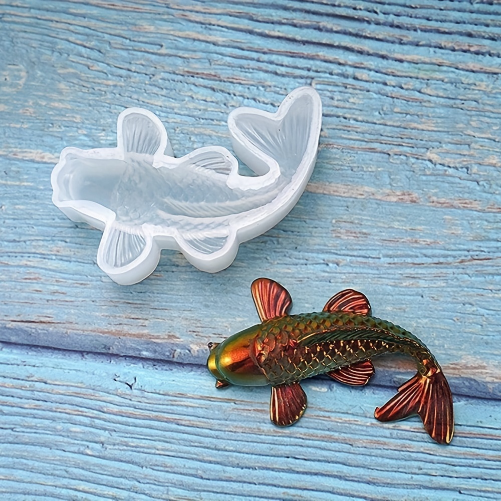 Carp Silicone Molds Diy Animal Resin Molds Koi Fish Epoxy - Temu