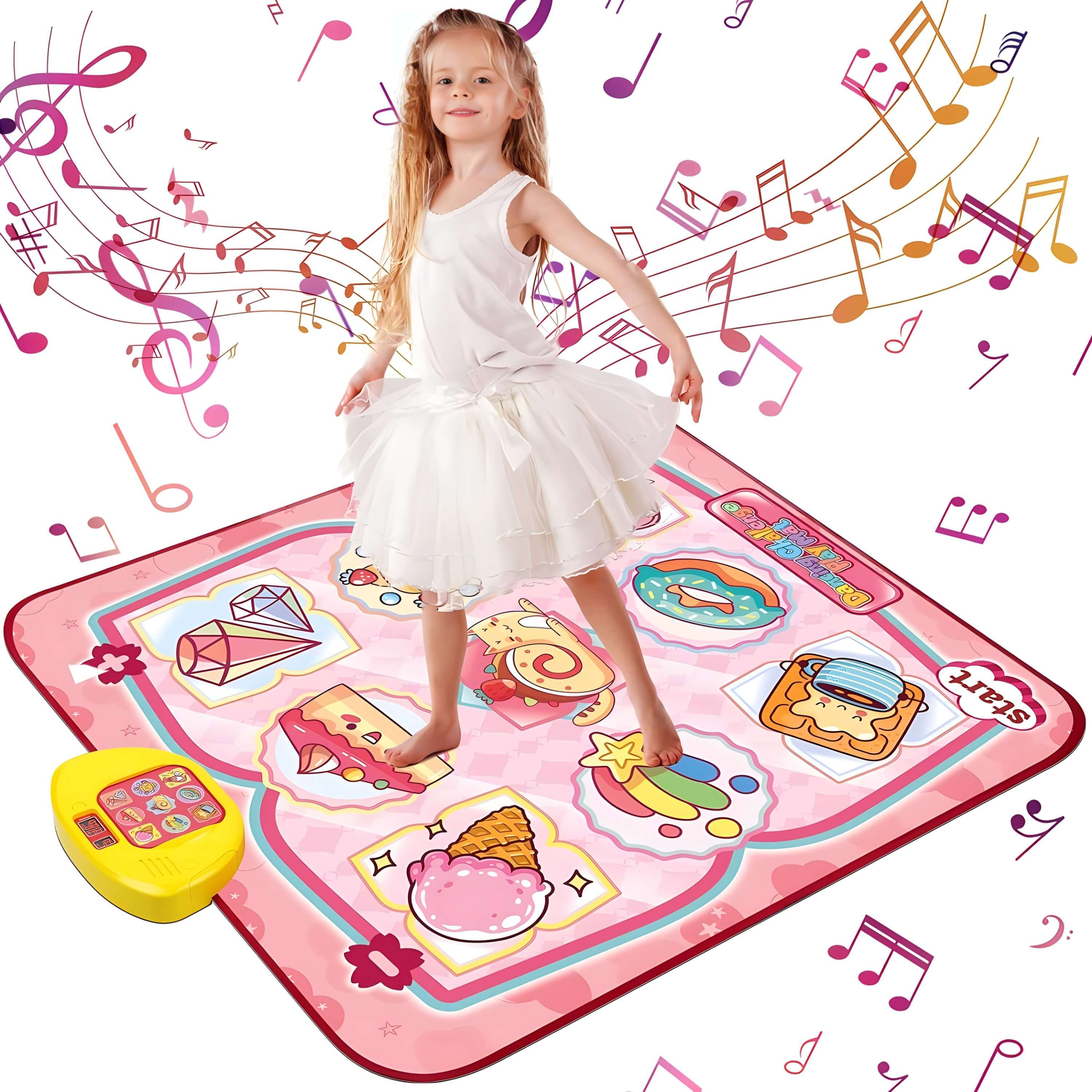Tarmeek Dance Mat Games for Kids and Adult,Non-Slip Dancers Step yoga Pads  Sense Game Exercise & Fitness Dance Step Pad Game for PC,Single User  Dancing Mat,Birthday Christmas Gifts for Kids 
