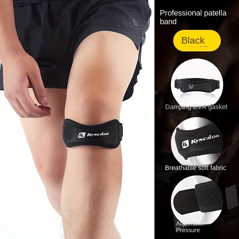 Big Clearance! Dual Patella Knee Strap for Knee Pain Relief Adjustable  Neoprene Knee Brace Support for Running Arthritis Jumper Tennis Injury  Recovery Protection 12'' - 17'' 