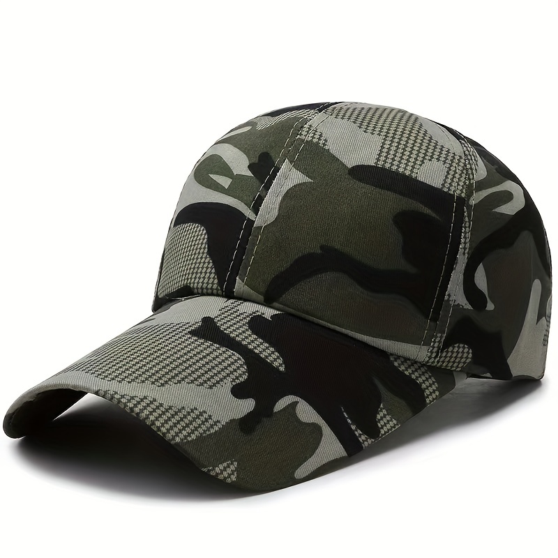 Polyester Knitting Sports Baseball Cap Camouflage Sun Hat Climbing
