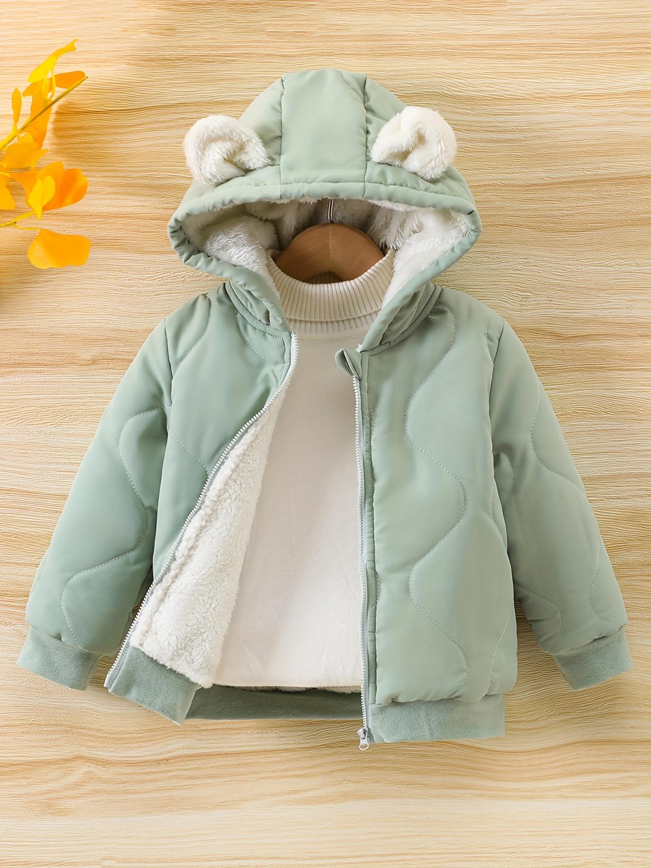 giacca invernale spessa foderata in pile ragazzi Temu Italy