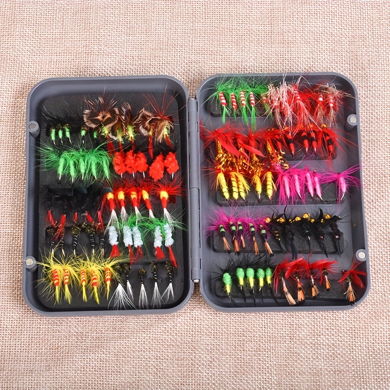Premium Trout Nymph Fly Fishing Lure Set Dry/wet Flies - Temu Canada