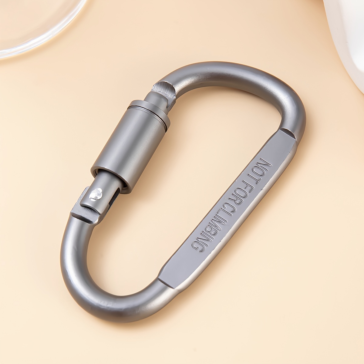 Metal Keychain Clip Hooks D Carabiner Hooks Connector - Temu
