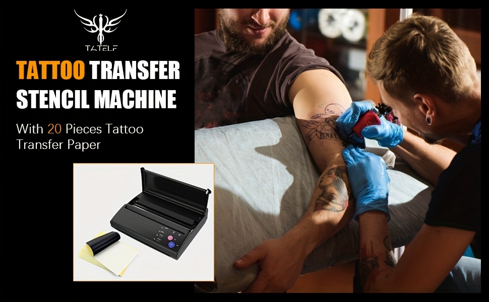 TATELF Tattoo Stencil Printer Portable Mini Tattoo Transfer