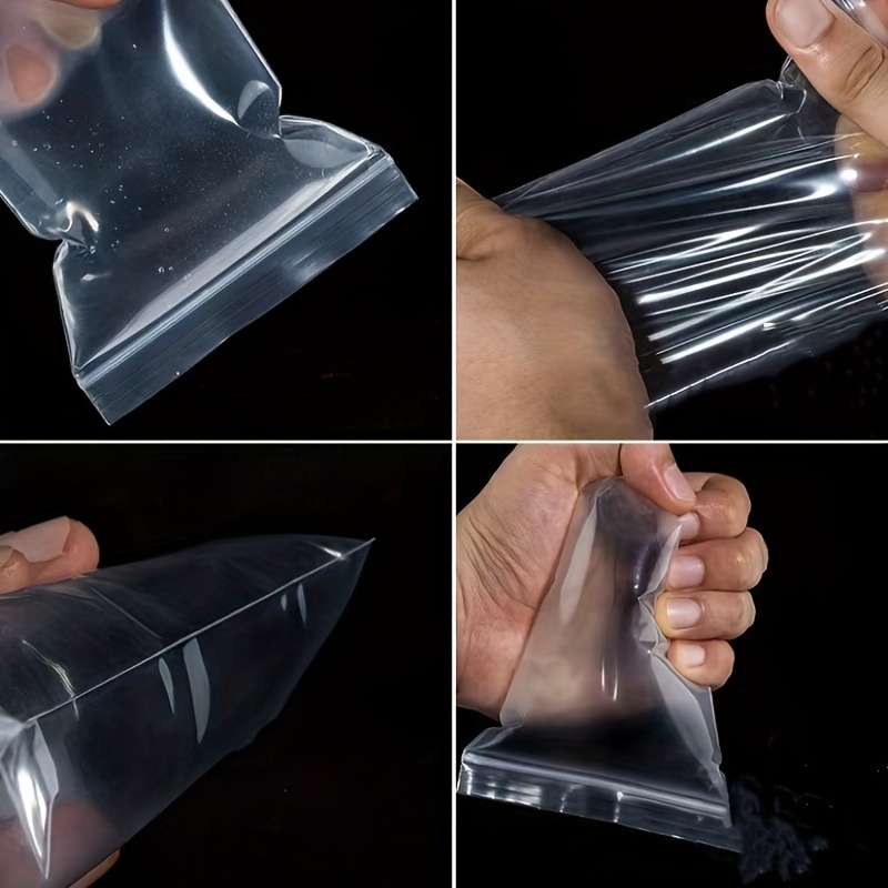 500 piezas pequeña bolsa Ziplock bolsa de plástico transparente resellable  2x3 - Temu