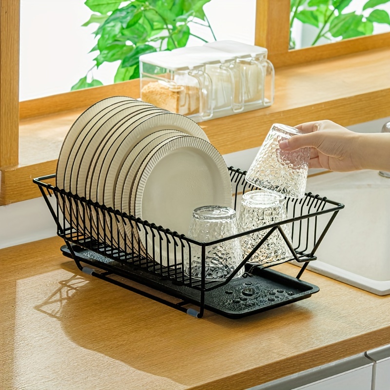 Sink Rack Home Dustproof Cupboard Dish Storage Rack Drain Rack