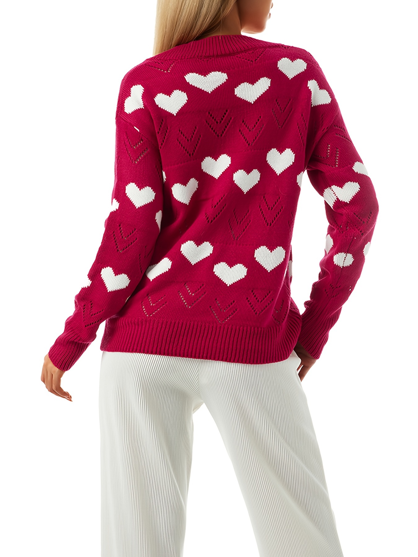 Charter club hot sale heart sweater