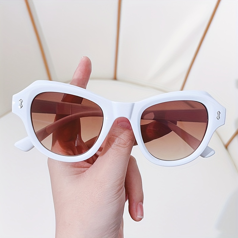 Large Cat Eye Sunglasses For Women Men Vintage Jelly - Temu