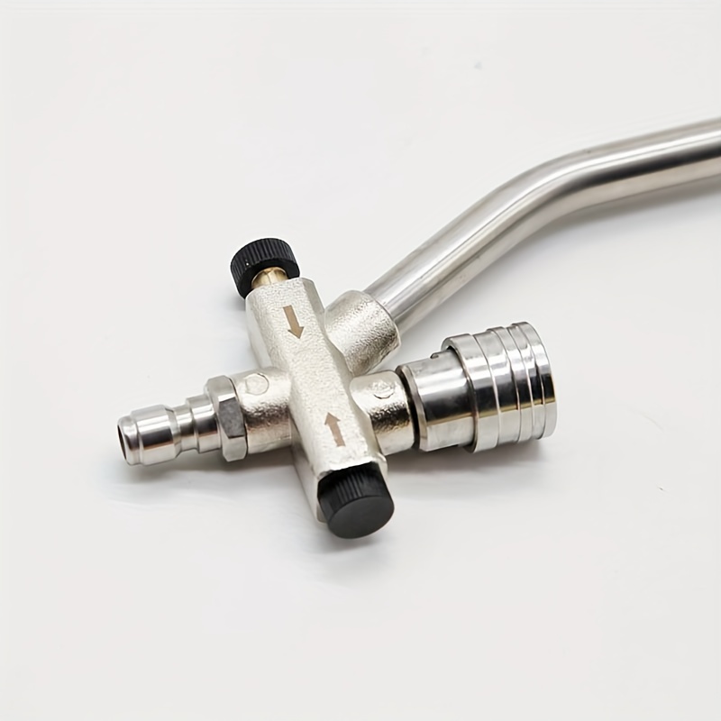 Cañón de espuma – Pistola de lavado a presión con conexión rápida de 1/4  pulgadas y boquilla ajustable pulverizador de lavado de coche con botella  de
