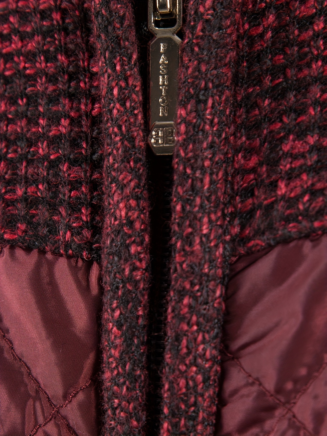 Casaco de homem acolchoado casual com camisola quente, casaco de gola alta para outono inverno detalhes 4