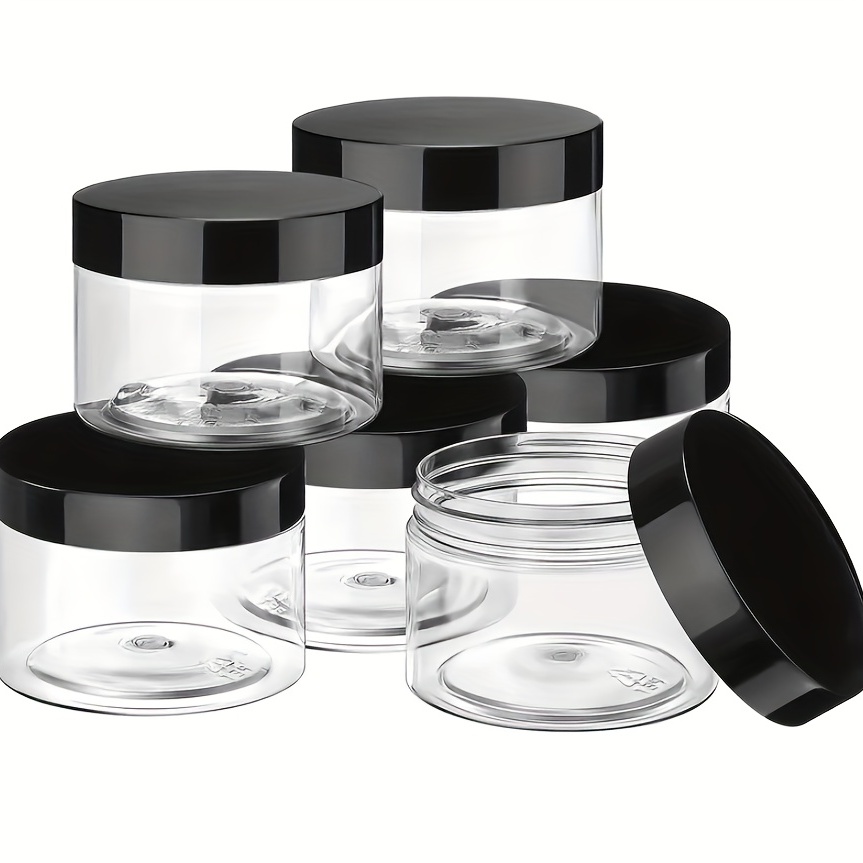 5PCS Portable Household Sealed Transparent Jars Large Cylindrical
