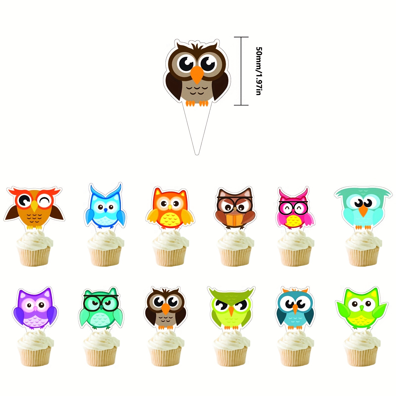 Owl Theme Birthday Party Decoration Set Children's Cartoon - Temu