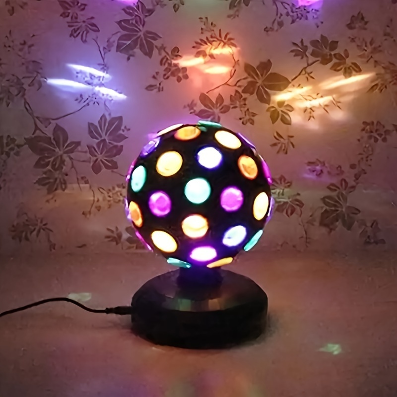 1pc Lampe à boule disco 360 degrés en mouvement rotatif - Temu Belgium