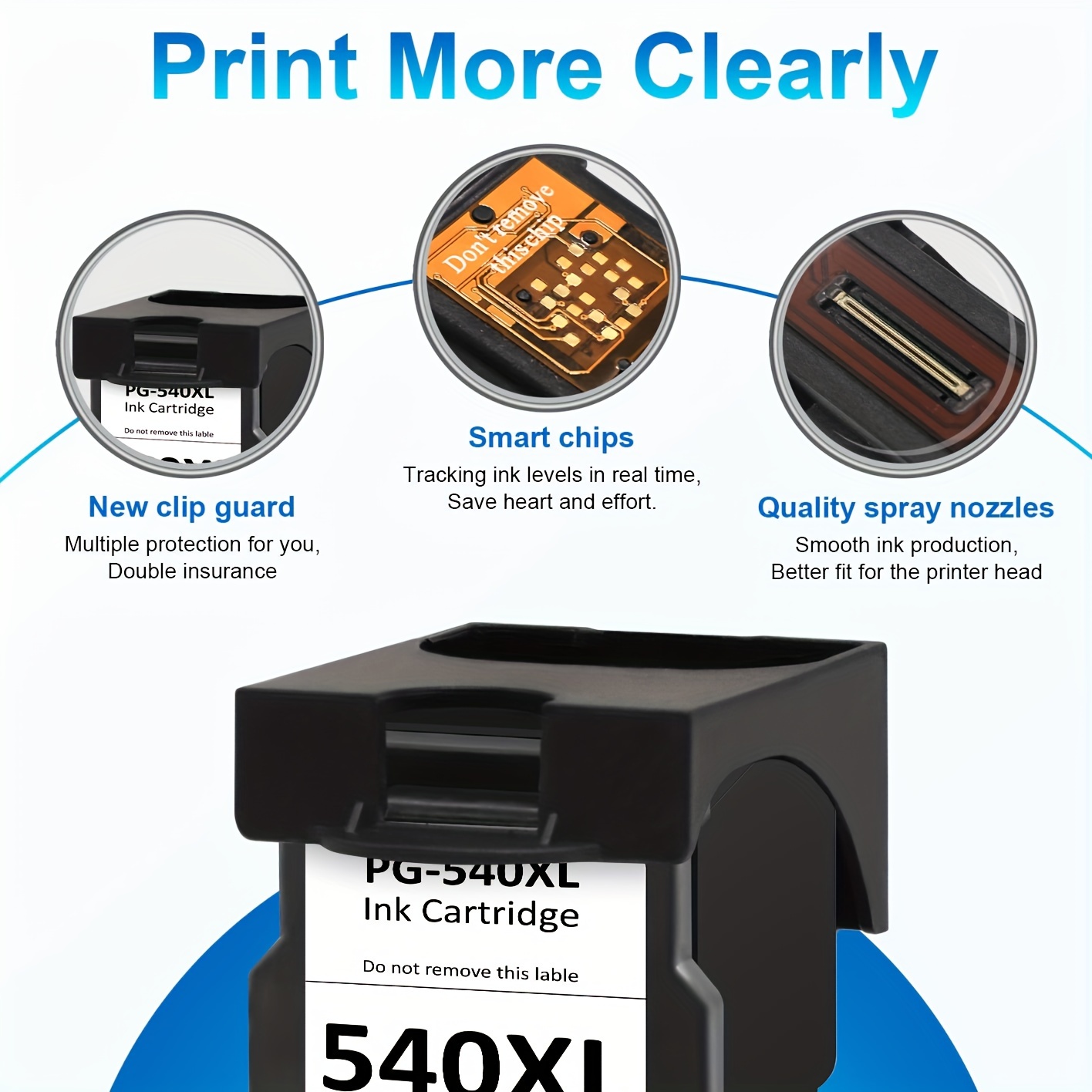 Pg 540 Cl 541xl Ink Cartridge Replacement For - Temu